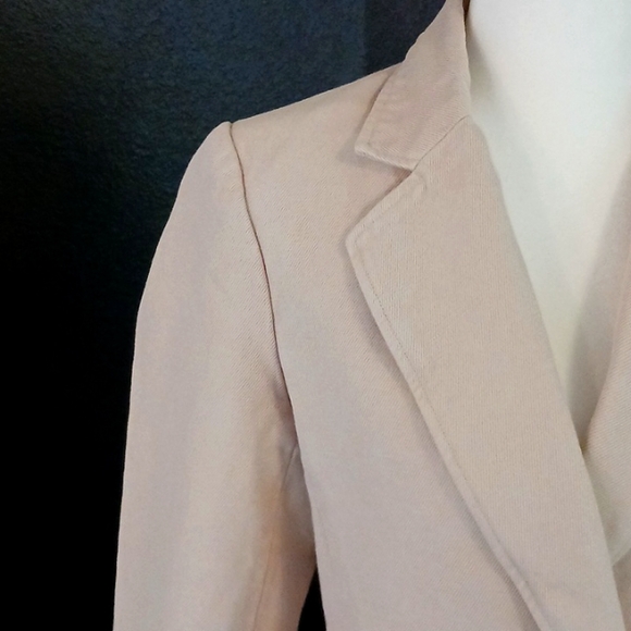 ✈️ A.L.C. womens tan linen/cotton blend blazer size 8 - Picture 4 of 12